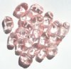 10 18x12x9mm Rose Pink Potato Nugget Beads